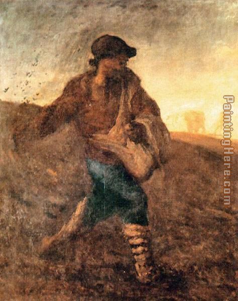 The sower painting - Jean Francois Millet The sower art painting